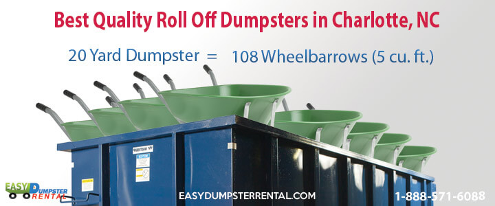 Best Quality Roll Off Dumpsters in Charlotte, NC