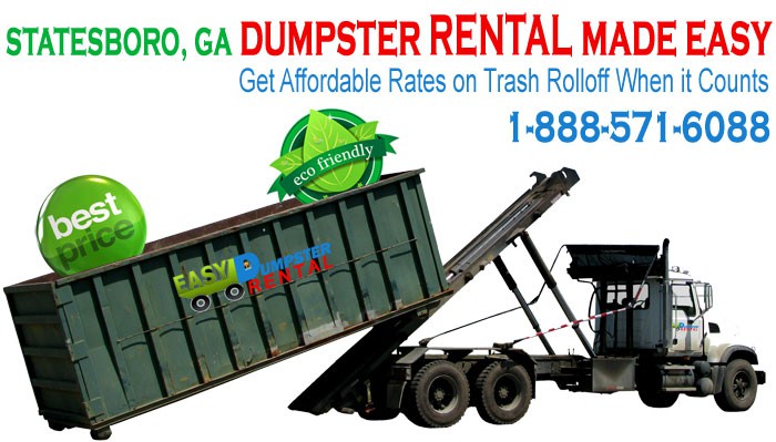 Get Affordable Rates on Trash Rolloff When it Counts in Statesboro Georgia