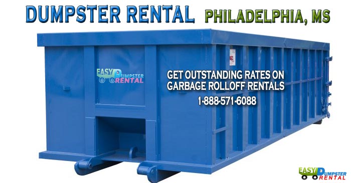 Get Outstanding Rates on Garbage Rolloff Rentals in Philadelphia Mississippi