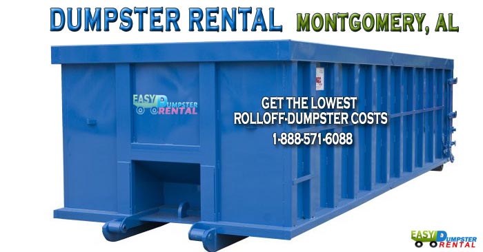 Get The Lowest Rolloff-Dumpster Costs in Montgomery Alabama