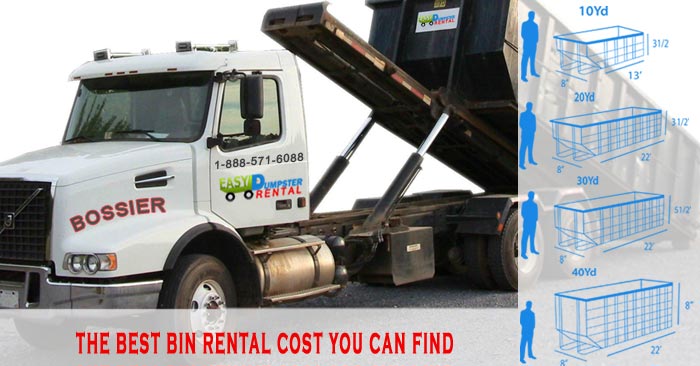 The Best Bin Rental Cost You Can Find in Bossier Louisiana