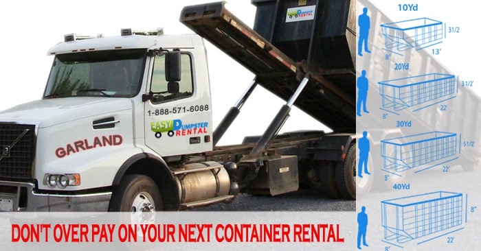 Don't Over Pay On Your Next Container Rental in Garland Texas