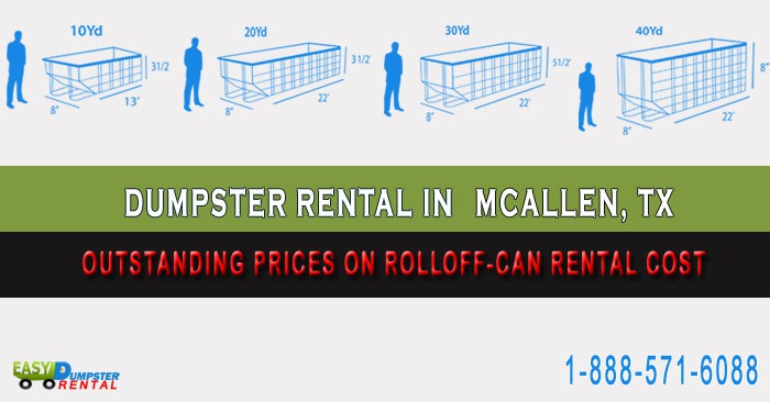 Outstanding Prices On Rolloff-Can Rental Cost in McAllen Texas