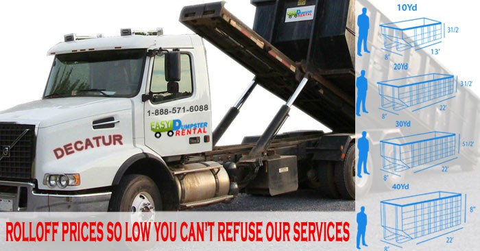 Rolloff Prices So Low You Can't Refuse Our Services in Decatur Illinois