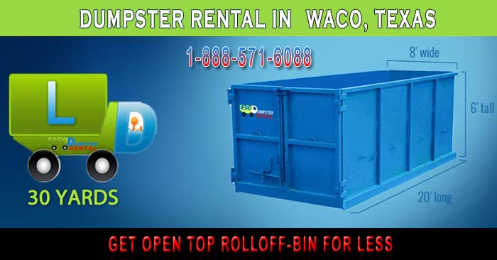 Get Open Top Rolloff-Bin For Less in Waco Texas