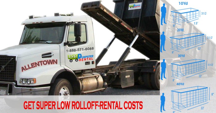 Get Super Low RollOff-Rental Costs in Allentown Pennsylvania