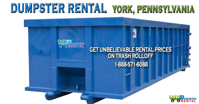 Get Unbelievable Rental Prices on Trash RollOff in York Pennsylvania