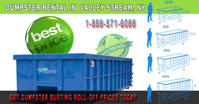 Get Dumpster Busting Roll-Off Prices Today in Valley Stream NY