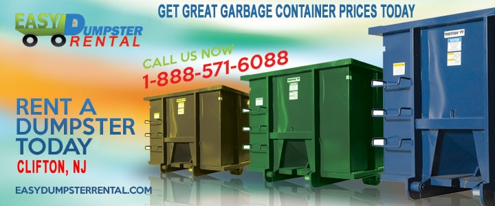 Get Great Garbage Container Prices Today in Clifton NJ