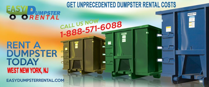 Get Unprecedented Dumpster Rental Costs in West New York NJ