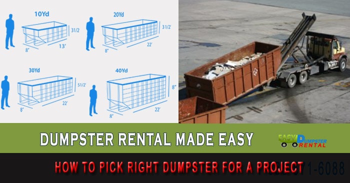 How to Pick Right Dumpster For a Project