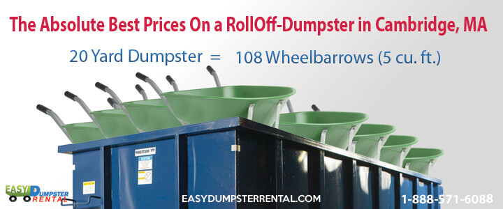 The Absolute Best Prices On a RollOff-Dumpster in Cambridge, MA