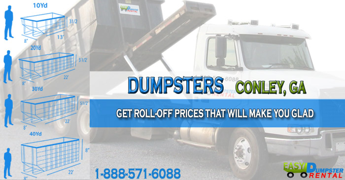 Get Roll-Off Prices That Will Make You Glad in Conley, GA