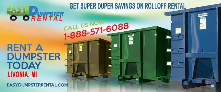 Get Super Duper Savings On Rolloff Rental in Livonia, MI