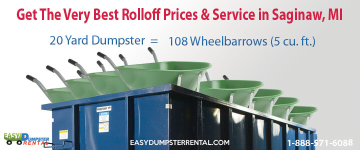 Get The Very Best Rolloff Prices & Service in Saginaw, MI