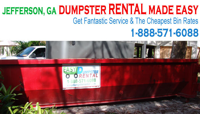 Get Fantastic Service & The Cheapest Bin Rates in Jefferson, GA