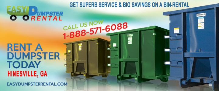 Get Superb Service & Big Savings On A Bin-Rental in Hinesville, GA