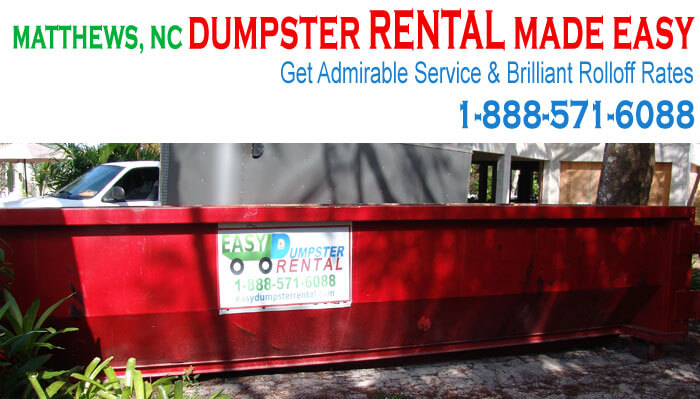 Get Admirable Service & Brilliant Rolloff Rates in Matthews, NC